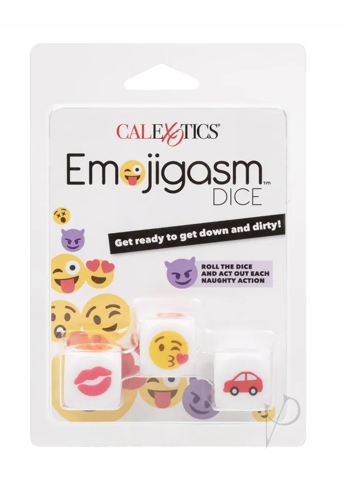 Games Emojigasm Dice Vibrators