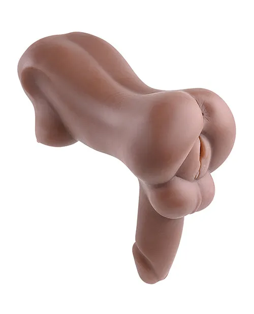 Gender X Male Sex Toys Gender X The Complete Package Full Body Textured Stroker Chocolate