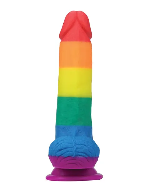 Get Lucky 75 Real Skin Series Pride Rainbow Get Lucky Dildos