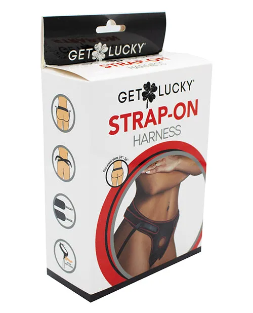 Get Lucky Female Sex Toys Get Lucky Strap On Harness Black Get Lucky Female Sex Toys Get Lucky Strap On Harness Black