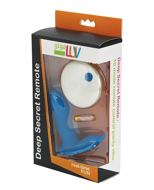 Gigaluv Anal GigaLuv Deep Secret Remote Blue Gigaluv Anal GigaLuv Deep Secret Remote Blue