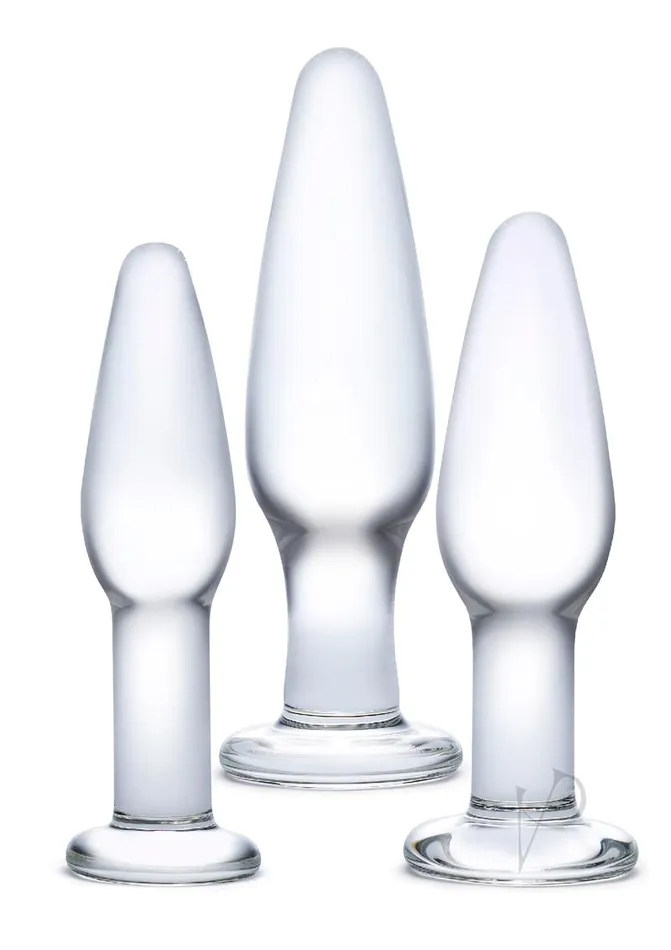 Glas Glas Anal Training Set 3 Piece Clear Anal Glas Glas Anal Training Set 3 Piece Clear Anal