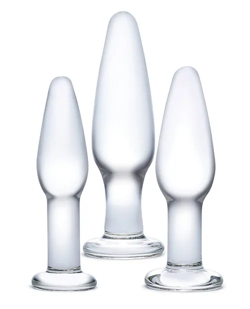 Glas Glas Anal Training Set 3 Piece Clear Anal Glas Glas Anal Training Set 3 Piece Clear Anal