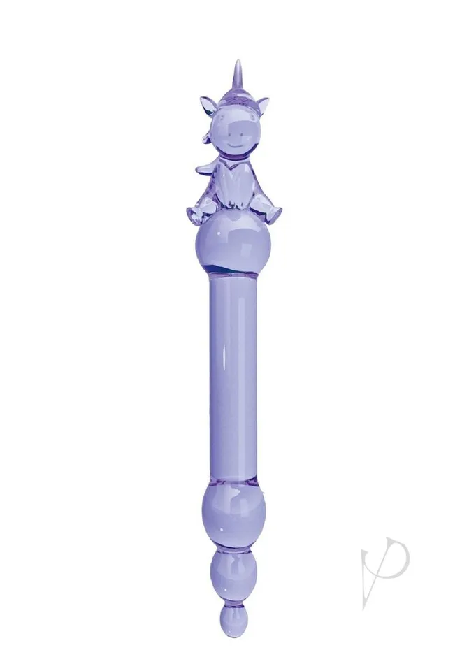 Glass Managerie Dildos Glass Menagerie Unicorn Dildo Purple