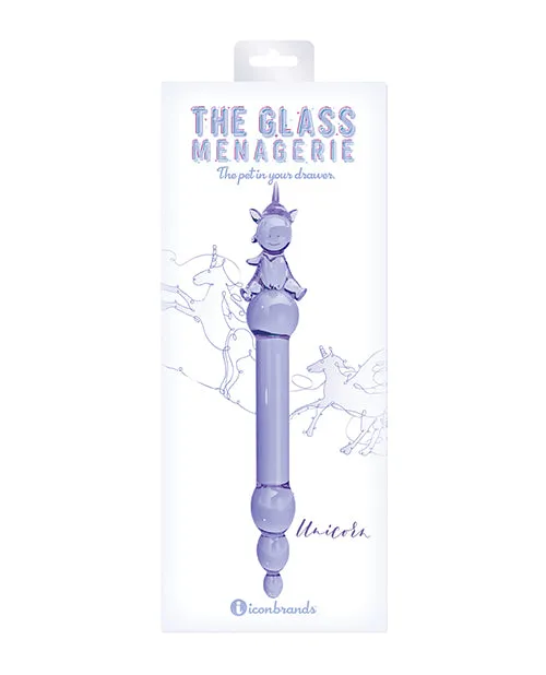 Glass Managerie Dildos Glass Menagerie Unicorn Dildo Purple