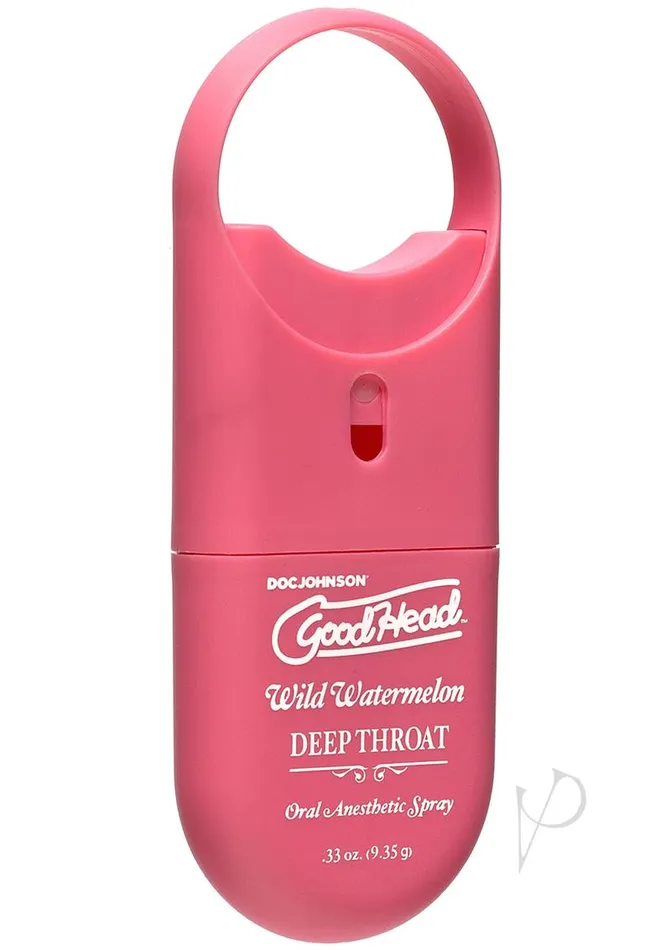 Good Head Anal GoodHead Deep Throat ToGo Oral Anesthetic Spray Wild Watermelon 33oz