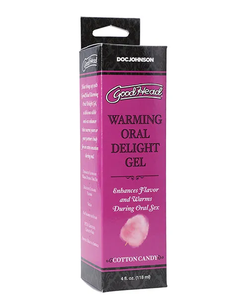 Good Head Enhancers GoodHead Warming Head Oral Delight Gel Flavored Cotton Candy 4oz Good Head Enhancers GoodHead Warming Head Oral Delight Gel Flavored Cotton Candy 4oz