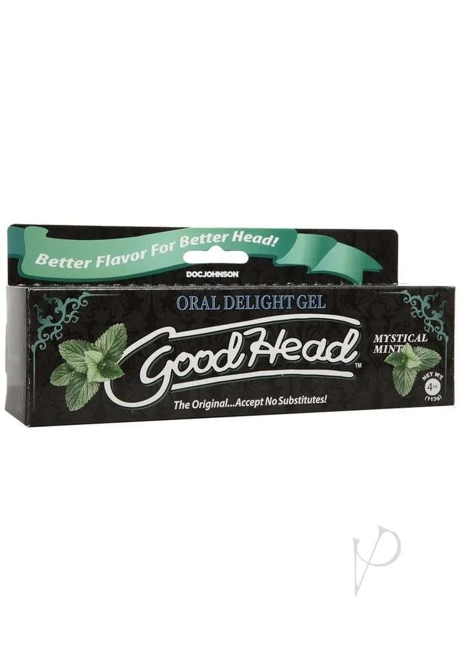 GoodHead Oral Delight Gel Flavored Mint 4oz Good Head Enhancers