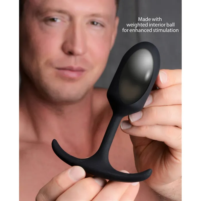 Heavy Hitters Male Sex Toys Premium Silicone Weighted Bullet Anal Plug