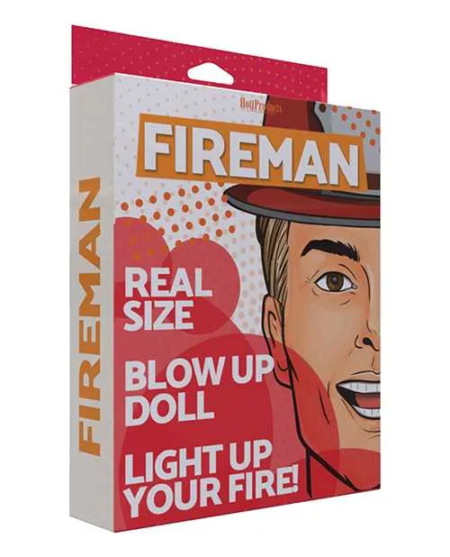 Hott Products Fireman BlowUp Doll 55ft Vanilla Male Sex Toys