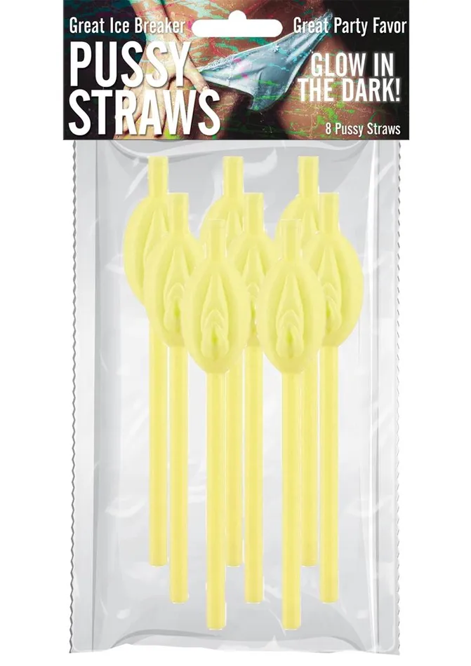 Hott Products Pussy Straws Glow In The Dark 8 Pieces Per Pack Female Sex Toys Hott Products Pussy Straws Glow In The Dark 8 Pieces Per Pack Female Sex Toys