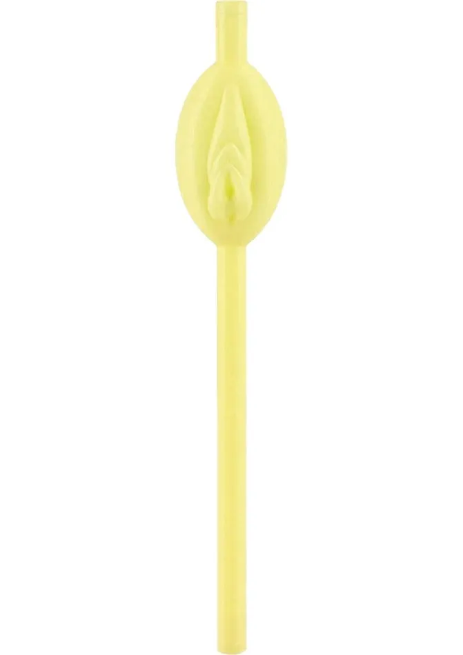 Hott Products Pussy Straws Glow In The Dark 8 Pieces Per Pack Female Sex Toys