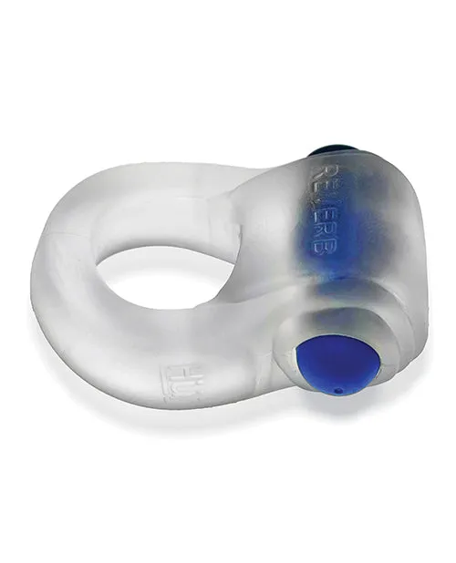 Hunkyjunk Couples Revring Reverb Vibrating Cock Ring Clear Ice
