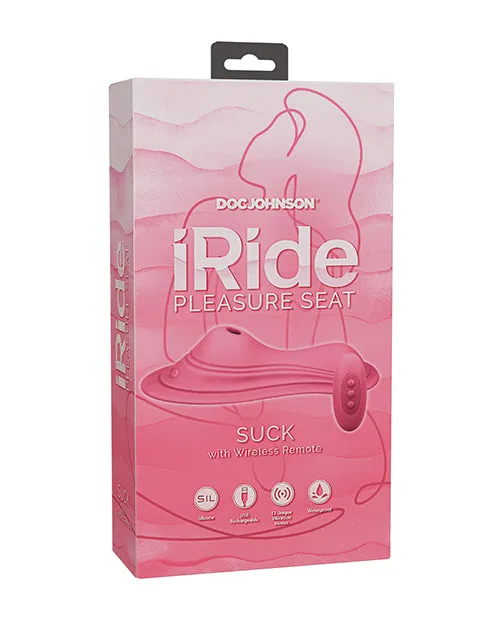 I Ride Female Sex Toys IRide Suck Rechargeable Silicone Pleasure Seat with Remote Control Pink I Ride Female Sex Toys IRide Suck Rechargeable Silicone Pleasure Seat with Remote Control Pink
