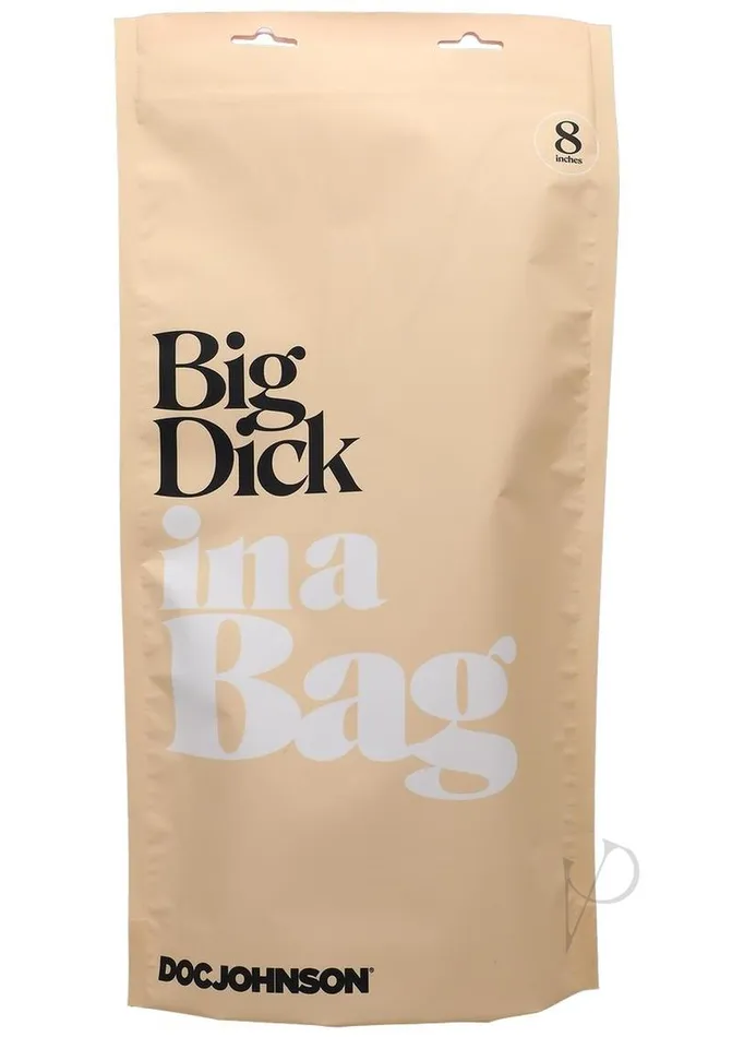 In A Bag Dildos In a Bag Big Dick Dildo with Balls 8in Clear