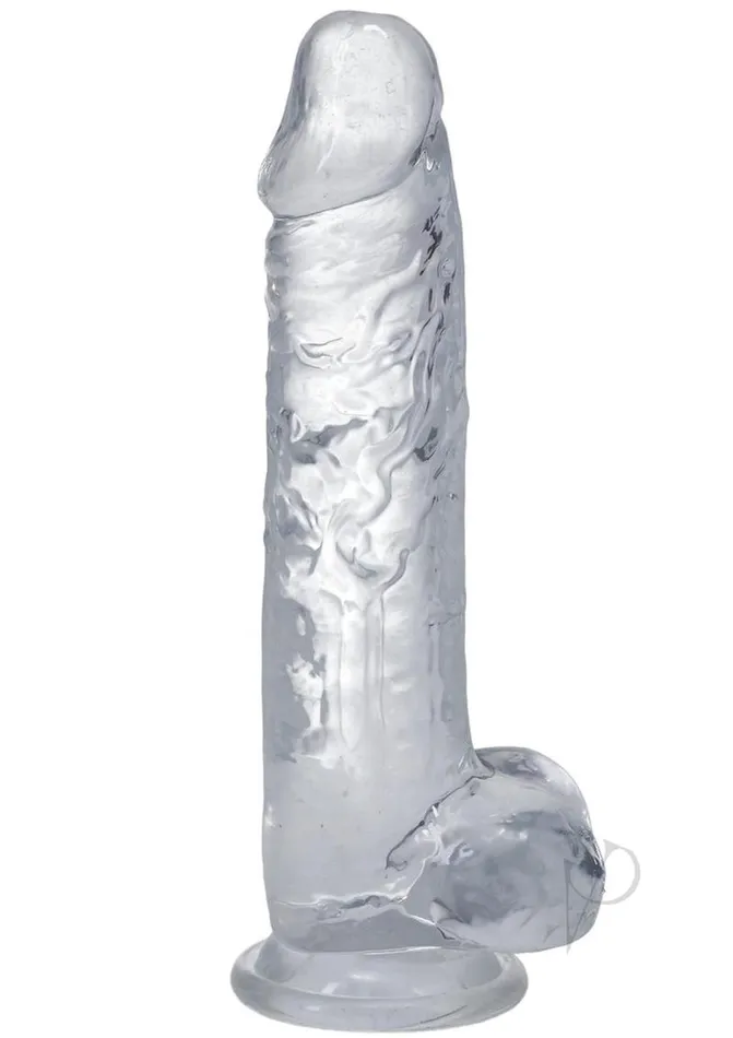 In A Bag Dildos In a Bag Big Dick Dildo with Balls 8in Clear