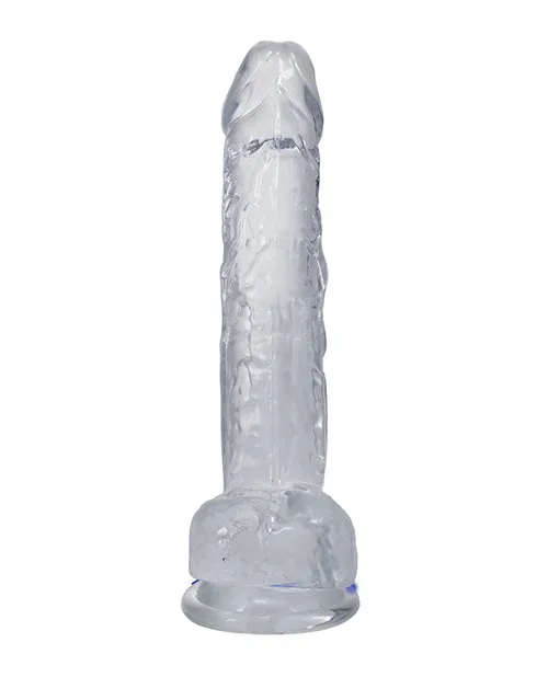 In A Bag Dildos In a Bag Big Dick Dildo with Balls 8in Clear