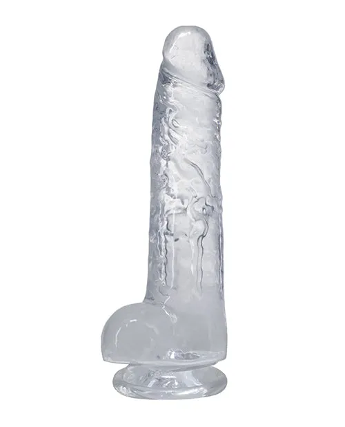 In A Bag Dildos In a Bag Big Dick Dildo with Balls 8in Clear