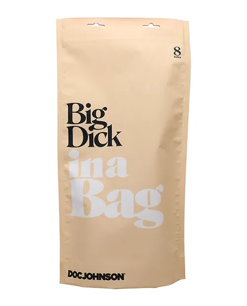 In A Bag Dildos In a Bag Big Dick Dildo with Balls 8in Clear
