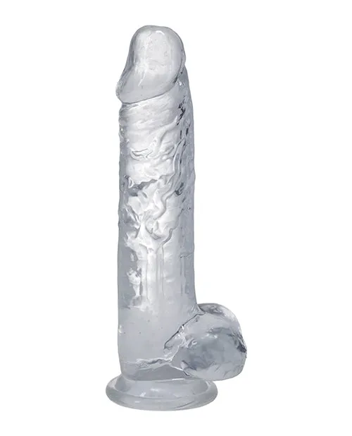 In A Bag Dildos In a Bag Big Dick Dildo with Balls 8in Clear