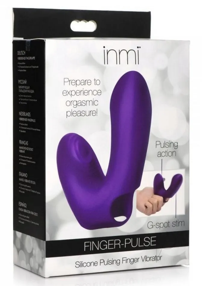 Inmi Vibrators Inmi Finger Pulse Rechargeable Silicone Finger Vibrator Purple Inmi Vibrators Inmi Finger Pulse Rechargeable Silicone Finger Vibrator Purple