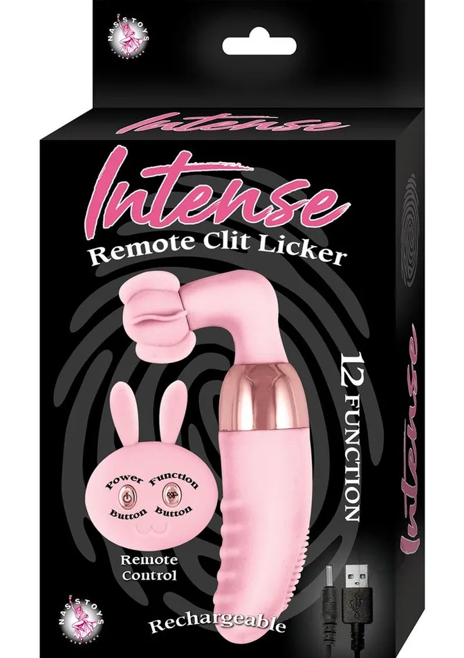 Intense Silicone Rechargeable Clit Licker with Remote Control Pink Intense Female Sex Toys Intense Silicone Rechargeable Clit Licker with Remote Control Pink Intense Female Sex Toys
