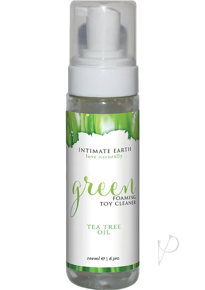 Intimate Earth Green Foaming Toy Cleaner Tea Tree Oil 63oz Intimate Earth Couples Intimate Earth Green Foaming Toy Cleaner Tea Tree Oil 63oz Intimate Earth Couples