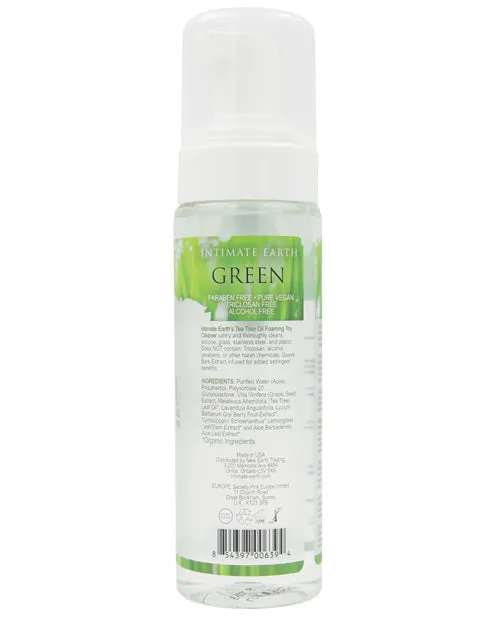 Intimate Earth Green Foaming Toy Cleaner Tea Tree Oil 63oz Intimate Earth Couples