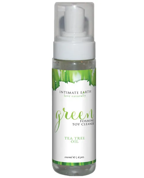 Intimate Earth Green Foaming Toy Cleaner Tea Tree Oil 63oz Intimate Earth Couples