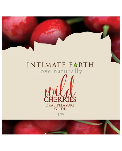 Intimate Earth Lubricant Foil 3 ml Wild Cherries Intimate Earth Lubricants