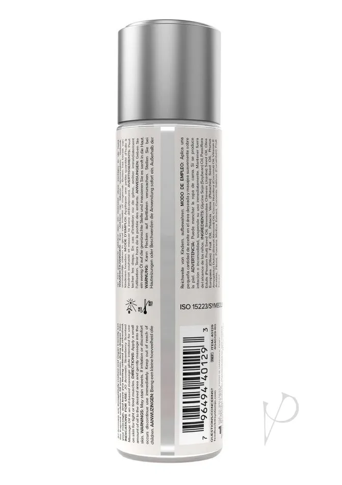 Jo Aromatix Massage Oil 4oz Strawberry System Jo Couples