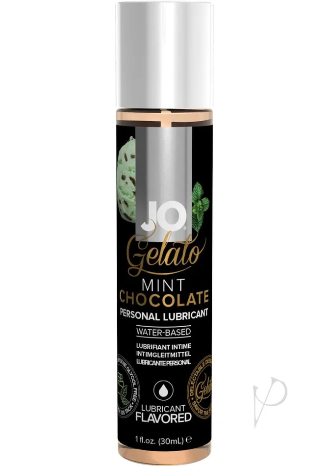 JO Gelato Water Based Flavored Lubricant Mint Chocolate 1oz System Jo Lubricants JO Gelato Water Based Flavored Lubricant Mint Chocolate 1oz System Jo Lubricants