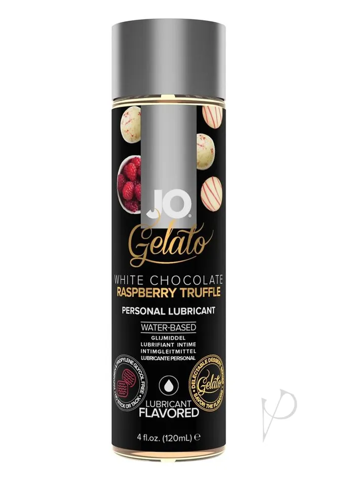 JO Gelato Water Based Lubricant White Chocolate Raspberry 4oz System Jo Lubricants JO Gelato Water Based Lubricant White Chocolate Raspberry 4oz System Jo Lubricants