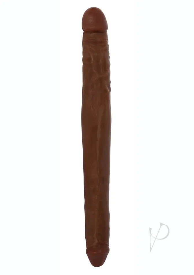 Jock Tapered Double Dildo 16in Chocolate Jock Dildos