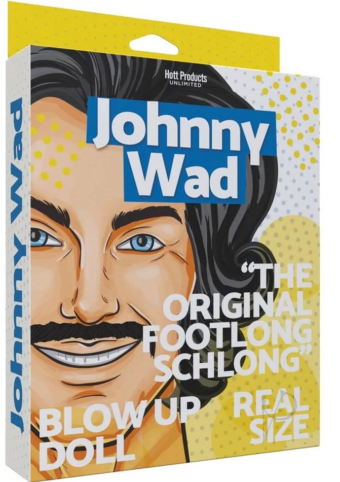 Johnny Wad BlowUp Doll Vanilla Hott Products Male Sex Toys