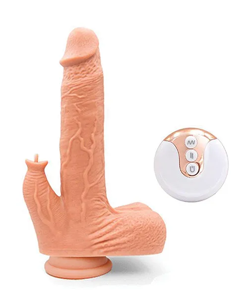 Justin 65 Silicone Thrusting Dildo Licker Honey Play Box Female Sex Toys Justin 65 Silicone Thrusting Dildo Licker Honey Play Box Female Sex Toys