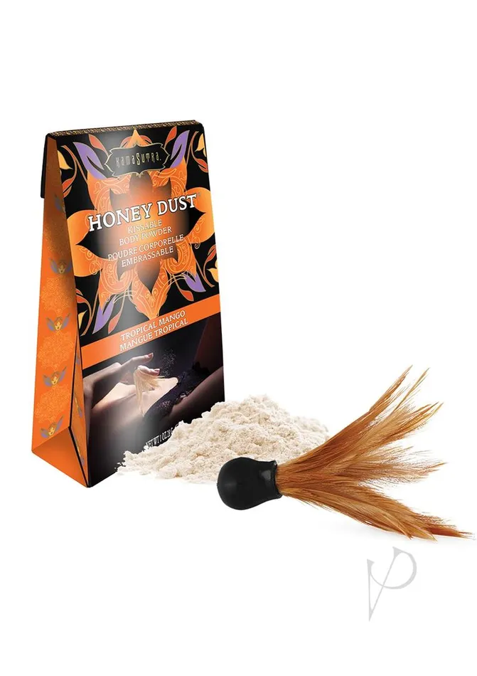 Kama Sutra Honey Dust Kissable Body Powder Tropical Mango 1oz Honey Dust Female Sex Toys Kama Sutra Honey Dust Kissable Body Powder Tropical Mango 1oz Honey Dust Female Sex Toys