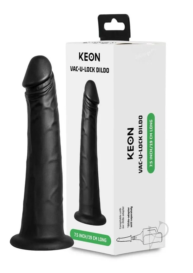 Kiiroo Dildos Kiiroo Keon VacULock Lock Dildo Black