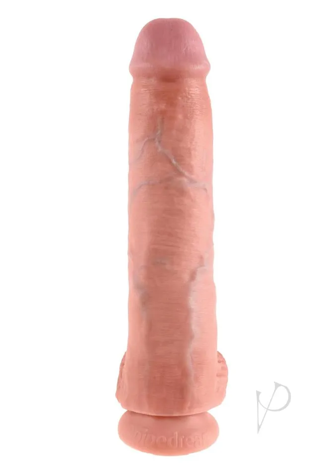 King Cock Dildos King Cock Dildo with Balls 11in Vanilla