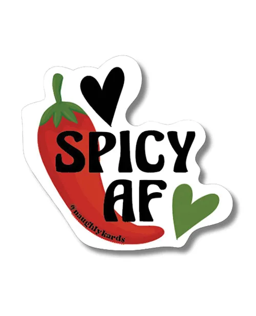 Kush Kards Male Sex Toys Spicy AF Sticker Pack of 3