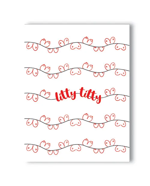 Kush Kards Vibrators Litty Titty Holiday Greeting Card