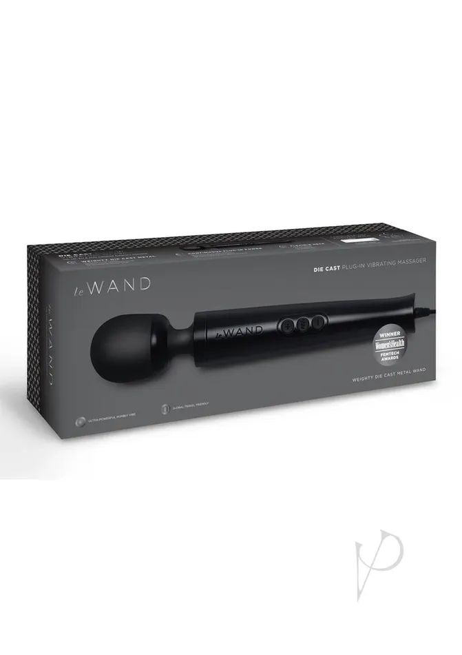 Le Wand Le Wand Diecast Plugin Massager Black Anal