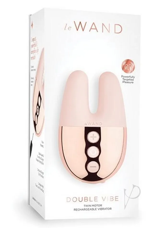 Le Wand Le Wand Double Vibe Rechargeable Silicone Vibrator Rose Gold Vibrators Le Wand Le Wand Double Vibe Rechargeable Silicone Vibrator Rose Gold Vibrators