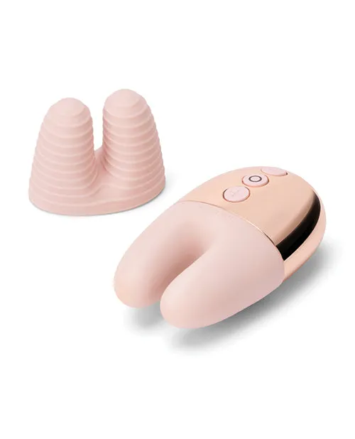 Le Wand Le Wand Double Vibe Rechargeable Silicone Vibrator Rose Gold Vibrators Le Wand Le Wand Double Vibe Rechargeable Silicone Vibrator Rose Gold Vibrators