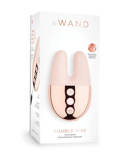 Le Wand Le Wand Double Vibe Rechargeable Silicone Vibrator Rose Gold Vibrators Le Wand Le Wand Double Vibe Rechargeable Silicone Vibrator Rose Gold Vibrators