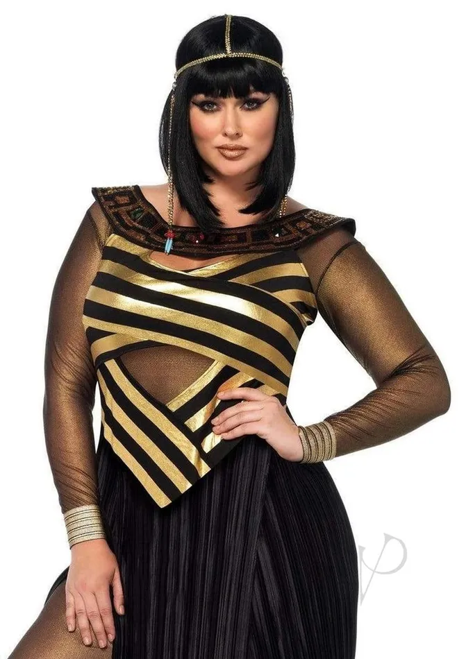 Leg Avenue Male Sex Toys Leg Avenue Nile Queen Catsuit Dress with Jewel Collar Head Piece 3 Piece 1X2X BlackGold Leg Avenue Male Sex Toys Leg Avenue Nile Queen Catsuit Dress with Jewel Collar Head Piece 3 Piece 1X2X BlackGold
