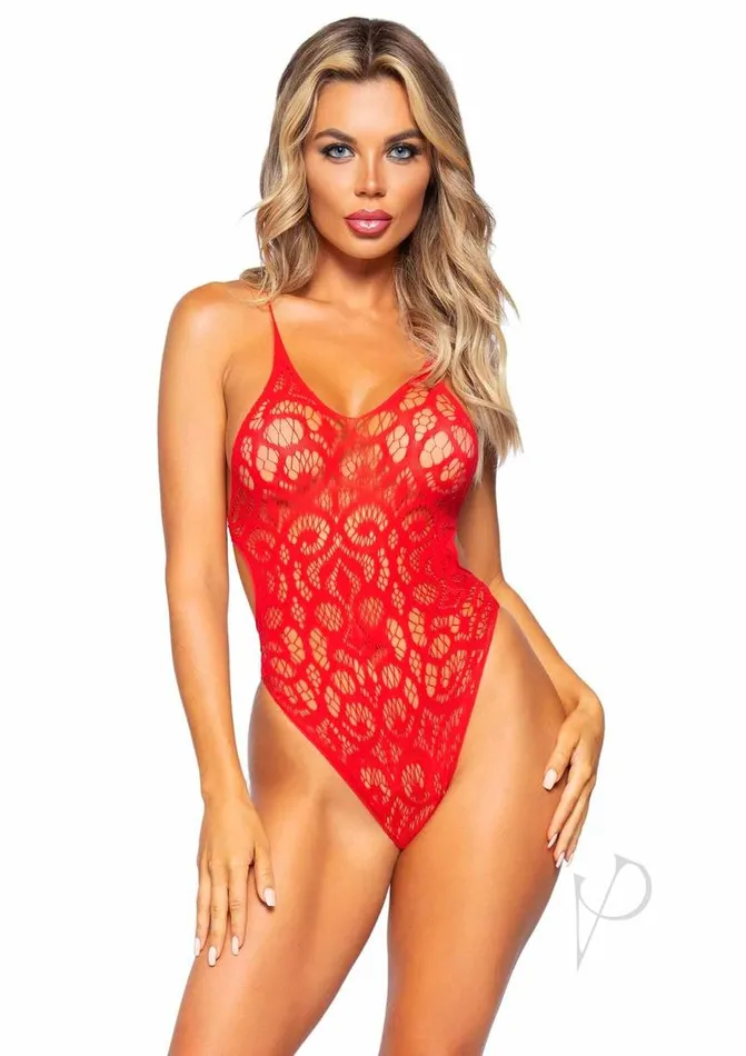 Leg Avenue Vibrators Leg Avenue Seamless Scroll Lace with Nearly Naked Strappy Back OS Red Leg Avenue Vibrators Leg Avenue Seamless Scroll Lace with Nearly Naked Strappy Back OS Red