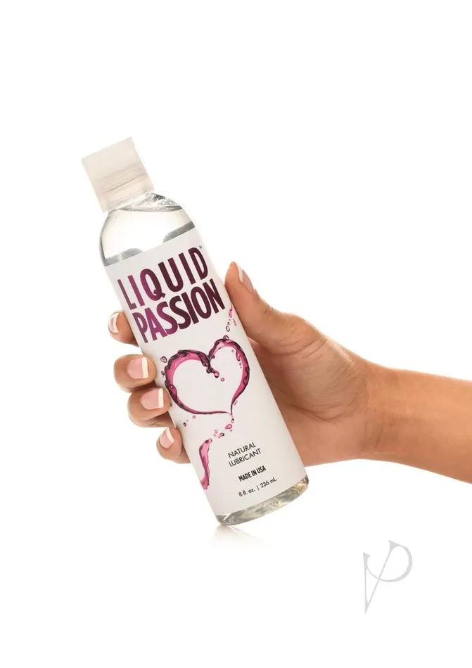 Liquid Passion Natural Water Based Lubricant 8oz Passion Sexual Health Wellbeing