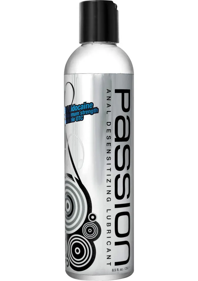 Lubricants Passion Passion Maximum Strength Anal Desensitizing Water Based Lubricant with Lidocaine 825oz Lubricants Passion Passion Maximum Strength Anal Desensitizing Water Based Lubricant with Lidocaine 825oz