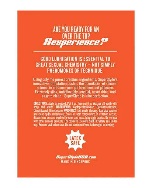 Lubricants Superslyde SuperSlyde Silicone Lubricant 1356 oz Lubricants Superslyde SuperSlyde Silicone Lubricant 1356 oz